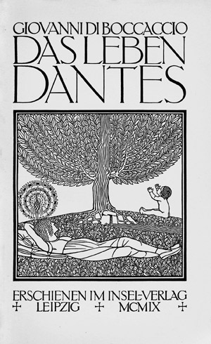 Lot 3048, Auction  105, Boccaccio, Giovanni und Ehmcke, F. H. - Illustr., Das Leben Dantes