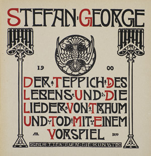 Lot 3184, Auction  105, George, Stefan und Lechter, Melchior - Illustr., Der Teppich des Lebens