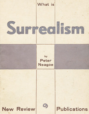 Lot 3587, Auction  105, Neagoe, Peter und Surrealismus, What is Surrealism New Rewiew