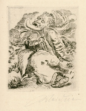 Lot 3789, Auction  105, Klopstock, Friedrich Gottlieb und Meidner, L. - Illustr., Der Tod Adams (Illustr.: L. Meidner)