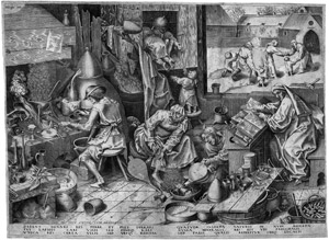 Lot 5047, Auction  105, Bruegel, Pieter d. Ä. - nach, Der Alchemist