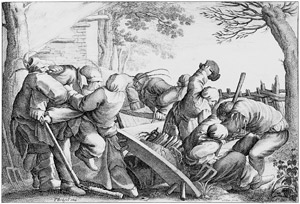Lot 5048a, Auction  105, Brueghel, Pieter d.Ä. - nach, Kämpfende Bauern