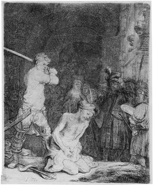 Lot 5217, Auction  105, Rembrandt Harmensz. van Rijn, Die Enthauptung Johannes des Täufers
