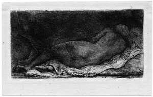 Lot 5229, Auction  105, Rembrandt Harmensz. van Rijn, Liegende nackte Frau