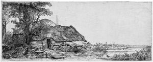 Lot 5230, Auction  105, Rembrandt Harmensz. van Rijn, Landschaft mit der Hütte bei dem großen Baum
