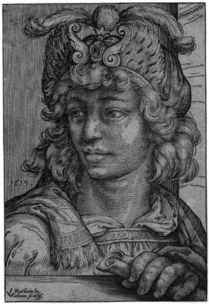 Lot 5258, Auction  105, Sichem, Christoffel van I, Bildnis eines jungen Mannes mit Federmütze