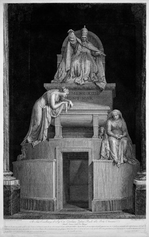 Lot 5298, Auction  105, Canova, Antonio - nach, Das Grabmal Papst Clemens XIV.