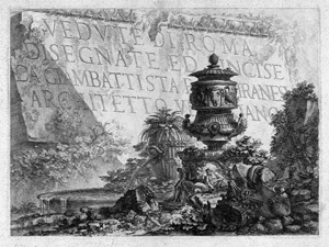 Lot 5348, Auction  105, Piranesi, Giovanni Battista, Titelblatt zu Vedute di Roma