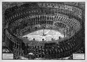 Lot 5364, Auction  105, Piranesi, Giovanni Battista, Veduta dell´Anfiteatro flavio detto Il Colosseo