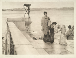Lot 5399, Auction  105, Alma-Tadema, Sir Lawrence, nach. A Kiss.