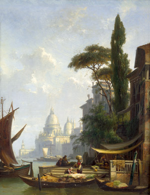 Lot 6141, Auction  105, Mall, Chr., Venedig mit Blick auf Santa Maria della Salute