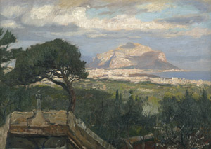 Lot 6158, Auction  105, Macco, Georg, Ansicht von Palermo mit dem Monte Pellegrino
