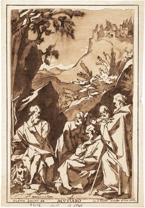 Lot 6227, Auction  105, Boscoli, Andrea, Sacra Conversazione mit dem hl. Hieronymus und anderen Heiligen