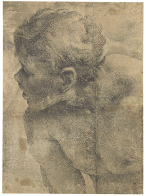 Lot 6243, Auction  105, Faccini, Pietro - zugeschrieben, Bildnis eines leicht  nach vorn gebeugten jungen Mannes