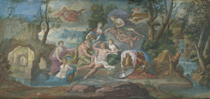 Lot 6254, Auction  105, Französisch, um 1700. Mythologische Szene