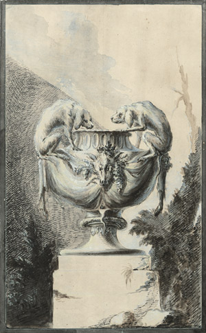 Lot 6315, Auction  105, Egell, Paul - zugeschrieben, Entwurf für eine Brunnenanlage 