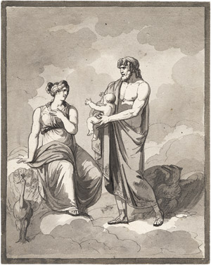 Lot 6316, Auction  105, Era, Giovanni Battista dell', Zeus überreicht seiner Gemahlin Hera ein Kind