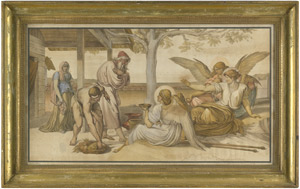 Lot 6414, Auction  105, Genelli, Bonaventura, Abraham und die drei Engel
