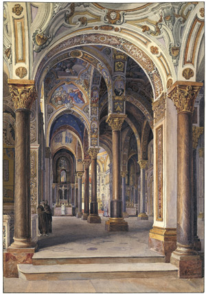 Lot 6470, Auction  105, Prang, H., Blick ins Innere der Kirche La Mortorana in Palermo