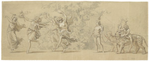 Lot 6507, Auction  105, Werner, Anton von, Bacchuszug mit tanzenden Mänaden