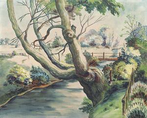 Lot 7068, Auction  105, Arnold, Christian, Landschaft mit kleinem Bachlauf
