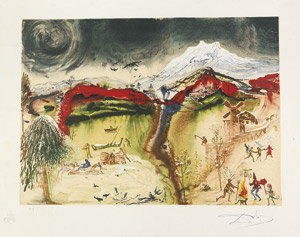 Lot 7145, Auction  105, Dalí, Salvador, Die vier Jahreszeiten