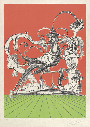 Lot 7147, Auction  105, Dalí, Salvador, Les Songes drolatiques de Pantagruel