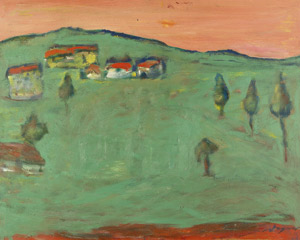 Lot 7149, Auction  105, Degner, Arthur, Hügelige Landschaft