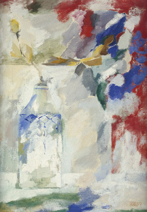 Lot 7418, Auction  105, Oppermann, Karl, Blumen in gläserner Vase
