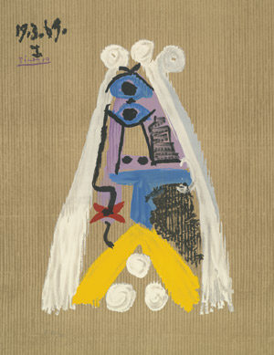 Lot 7452, Auction  105, Picasso, Pablo, nach. Portrait imaginaire (17.3.69)