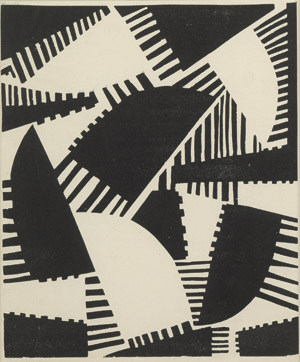 Lot 8077, Auction  105, Freundlich, Otto, Abstrakte Komposition