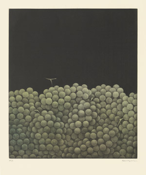 Lot 8100, Auction  105, Hamaguchi, Yozo, Grapes in Darkness