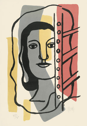 Lot 8180, Auction  105, Léger, Fernand, Tête de femme