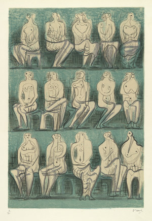 Lot 8232, Auction  105, Moore, Henry, Seated figures