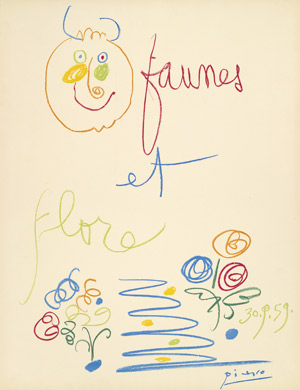 Lot 8271, Auction  105, Picasso, Pablo, nach. Faunes et flore d'Antibes