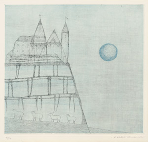 Lot 8519, Auction  105, Minami, Keiko, Château et la Lune (Castle and the Moon)