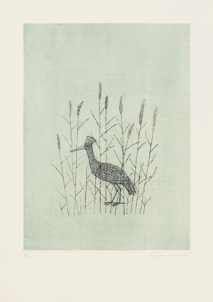 Lot 8566, Auction  105, Minami, Keiko, L'Herbe et l'Oiseau (Grass and Bird)