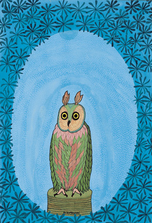 Lot 8615, Auction  105, Minami, Keiko, Hibou (Horned Owl)