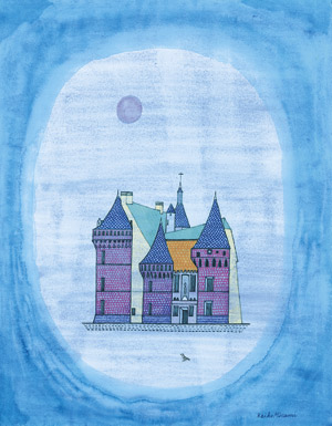 Lot 8629, Auction  105, Minami, Keiko, Château et la Lune (Castle and Moon)