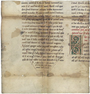 Lot 1002, Auction  106, Augustinus, Aurelius, Fragment auf Pergament. Traktate über das Johannesevangelium