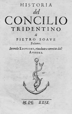 Lot 1128, Auction  106, Sarpi, Paolo, Historia del concilio tridentino. Seconda editione