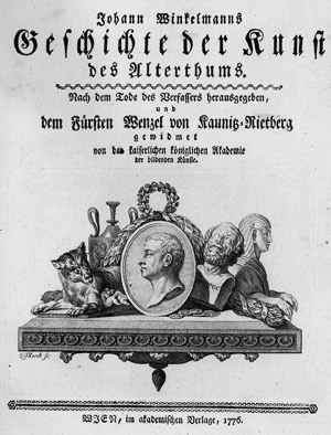 Lot 1175, Auction  106, Winkelmann, Johann, Geschichte der Kunst des Alterthums