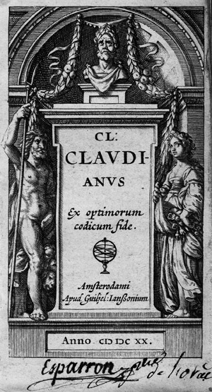 Lot 1463, Auction  106, Claudianus, Claudius, Ex optimorum codicum fide