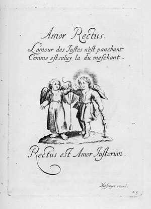 Lot 1481, Auction  106, Emblemes d'amour divin, Les, expliquez par des vers françois par un pere Capucin