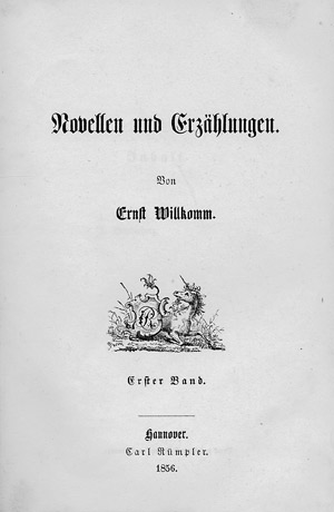 Lot 1851, Auction  106, Willkomm, Ernst, Novellen und Erzählungen