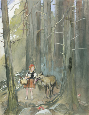 Lot 1926, Auction  106, 1867-1936, Original-Illustrationen zu Rotkäppchen