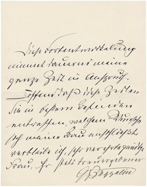 Lot 2219, Auction  106, Zeppelin, Ferdinand Graf von, Brief 1914