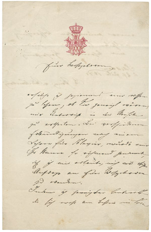 Lot 2303, Auction  106, Wilhelm II., König von Württemberg, 2 eigenhänd. Briefe 1871-1873