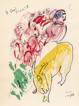 Lot 3070, Auction  106, Eluard, Paul und Chagall, Marc - Illustr., Le dur désir de Durer