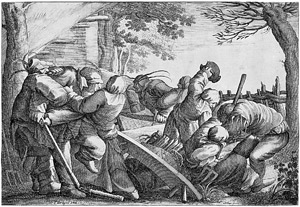 Lot 5059, Auction  106, Bruegel, Pieter d.Ä. - nach, Kämpfende Bauern
